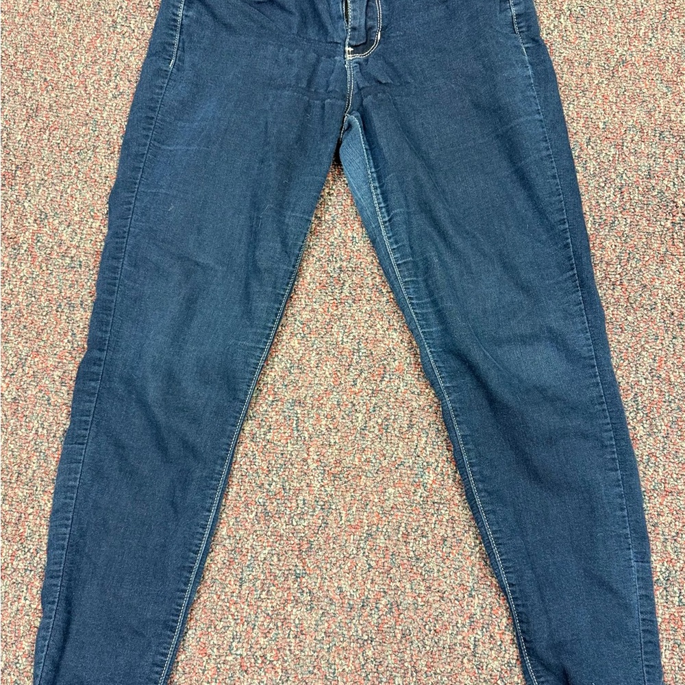 KanCan Women's Skinny Jeans in Dark Blue Denim Sz 26